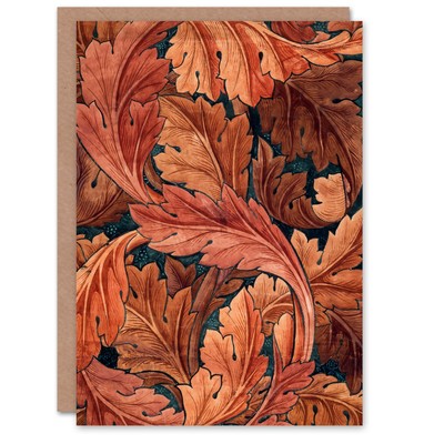 William Morris Kunstkarte Akanthusblätter Muster