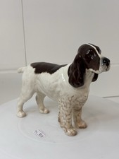 VINTAGE BESWICK PORCELAIN SPRINGER COCKER SPANIEL BROWN FIGURINE VGC