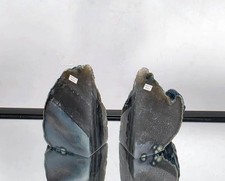 Blue Agate Quartz Crystal Bookends Home Decor Office Gift (#10)