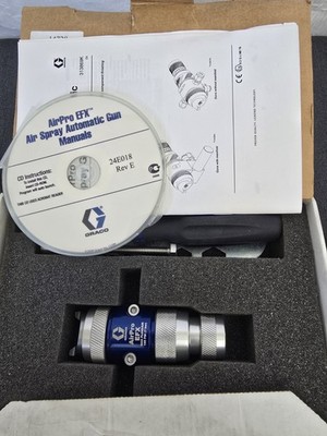 Graco 24B861 AirPro EFX Auto Spray Gun Head NOS w/ Manual Hardware Box