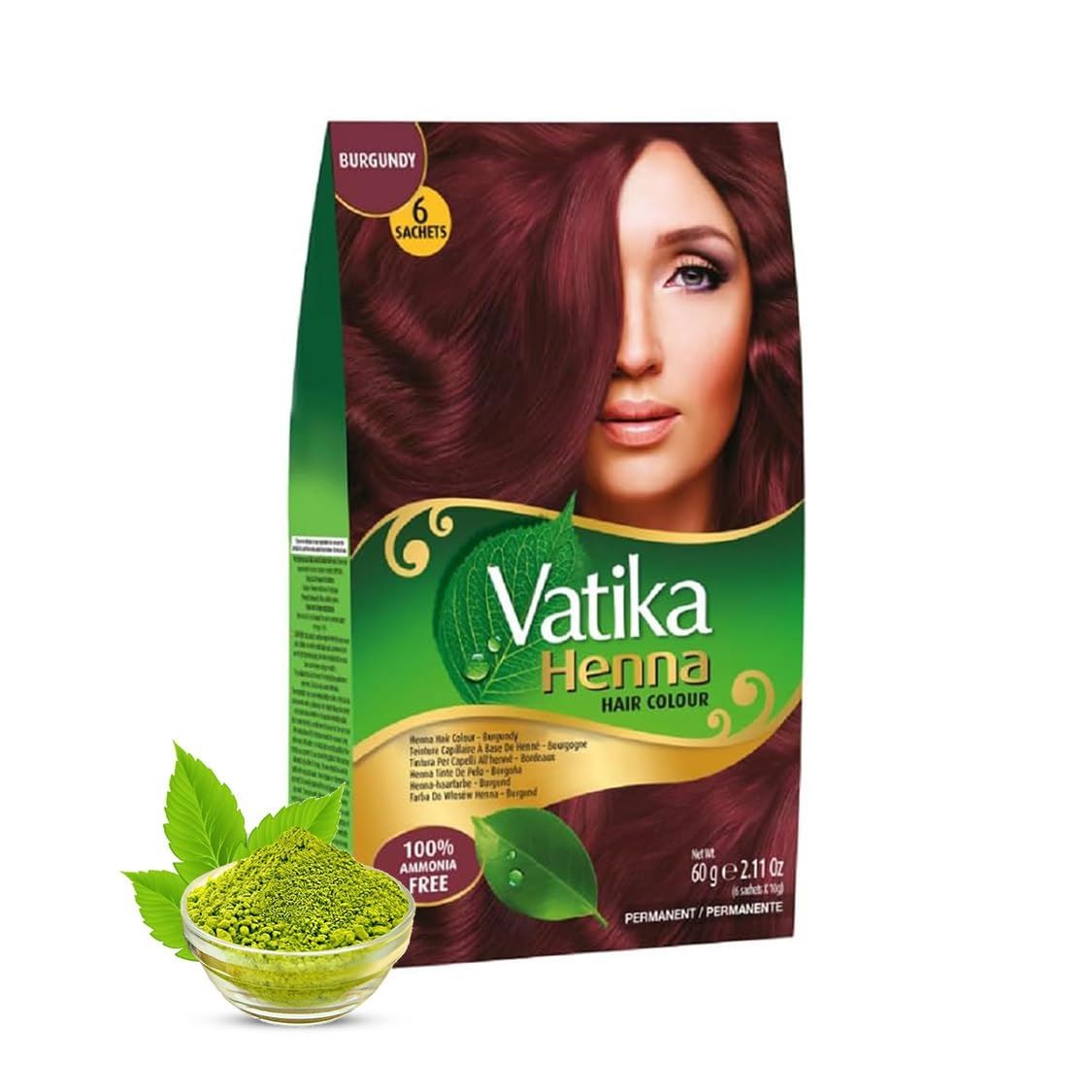 Dabur Vatika Henna Hair Colour Burgundy 60g