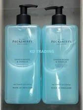 (2-Pk) PECKSNIFF'S ENGLAND SANDALWOOD & VANILLA Moisturizing Fragrance HAND WASH