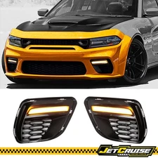 For 20-23 Dodge Charger Widebody Daytime Running Light DRL LED Foglight Covers