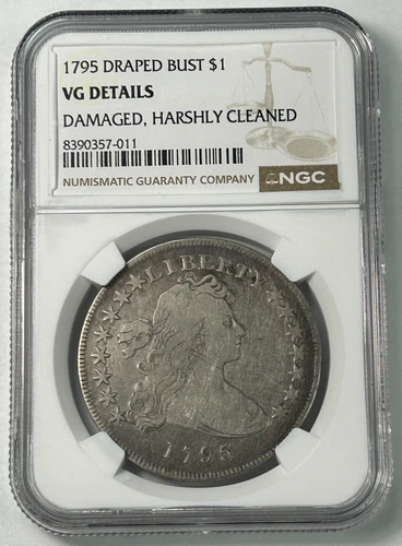 1795 Draped Bust Dollar NGC VG Details