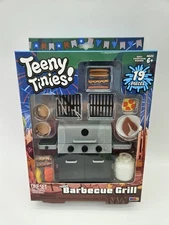 Teeny Tinies Mini Barbecue Grill BBQ Play Set 2025 NEW 19 Pieces Hot Dog Burger 