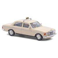 Busch 46876 - 1/87 / H0 MB W123, Taxi Mit Fahrer - Neu
