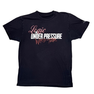 #ad #ad Logic Under Pressure World Tour Concert T Shirt Size L $18.00