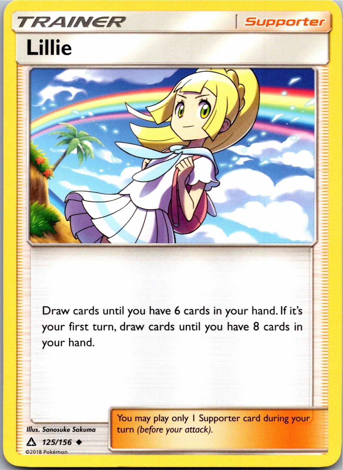 Lillie 125/156 Uncommon Ultra Prism Pokemon Near Mint