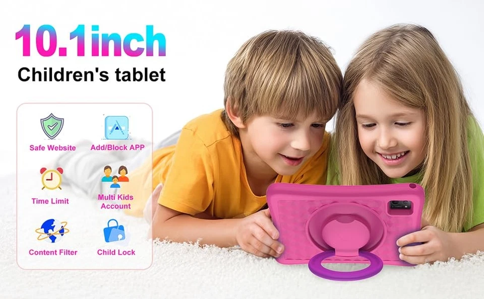 Children's Tablet, Kids Android Children's Tablet 10 inch Eight core with Pro... - Image 3 of 4