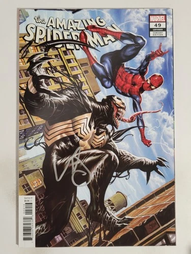 Amazing Spider-man #49 Marvel 2020 NM 9.4 Signed by Mark Brooks Variant w/COA