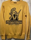 Vintage Carpenter School Bus Sweatshirt Yellow Size Small Mitchell Indiana