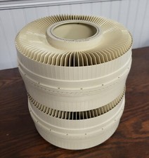Lot of 4 GAF Projector Carousel Trays 100 2x2 Slides Sawyers RotoTray with boxes