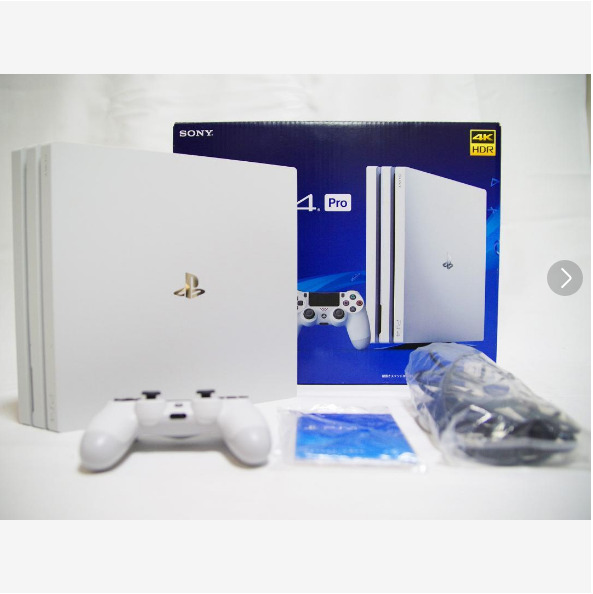 Sony PlayStation 4 PS4 Pro 1TB CUH-7200B Glacier White Game Console Full  Box F/S