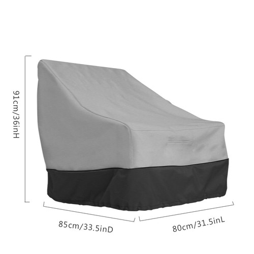 Patio Chair Cover Lounge Deep Seat Cover Waterproof Outdoor Lawn Furniture Cover - Picture 8 of 20