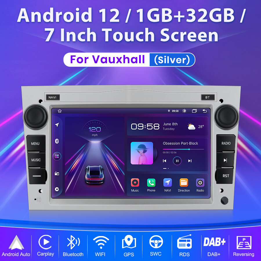 Apple Carplay Android 12 Car Stereo Radio GPS Navi For Vauxhall/Opel