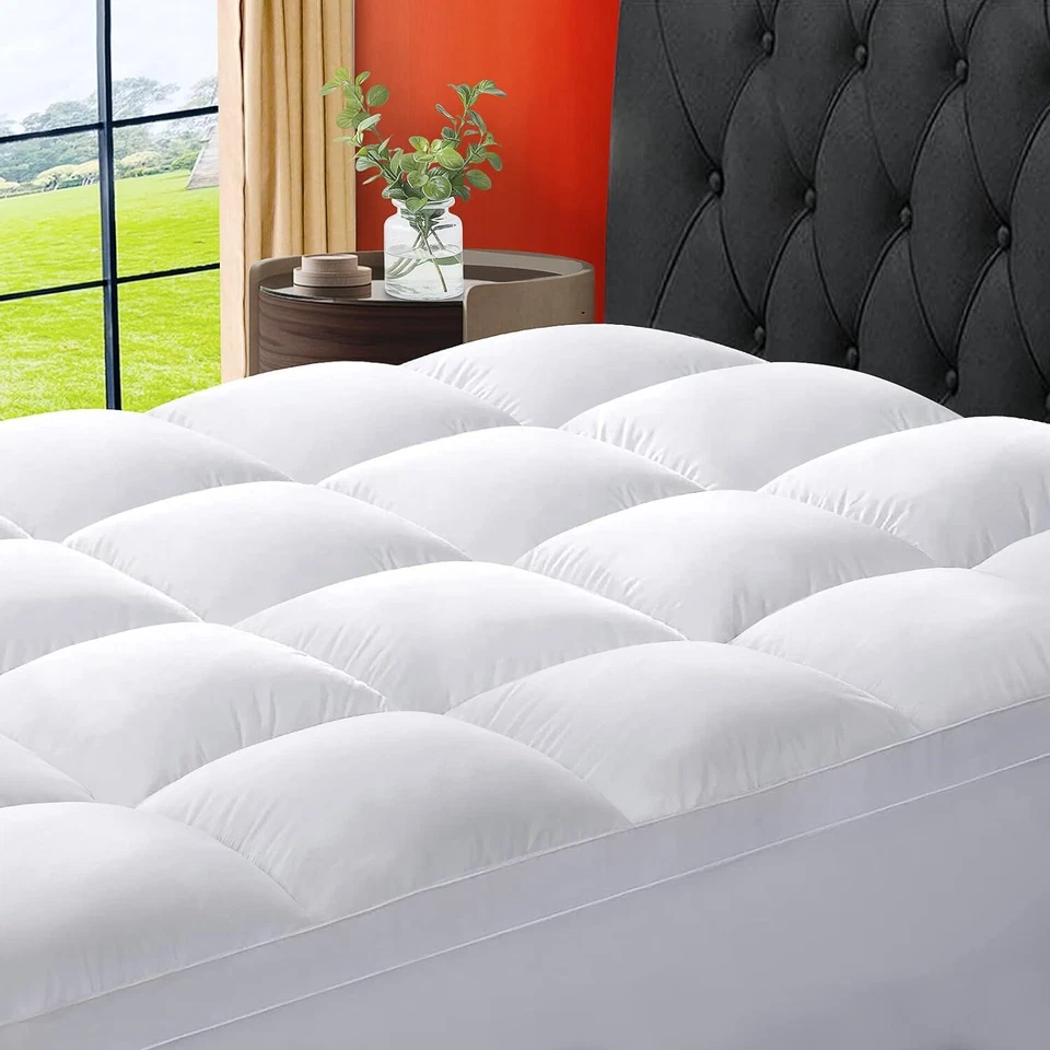 Deluxe Mattress Topper 4" Deep Thick - Transform Your Bed into a Cozy Haven