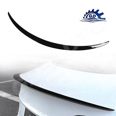 Rear Spoiler Trunk Spoiler Tail Wing For Tesla Model Y 2020-2022 (Glossy Black)