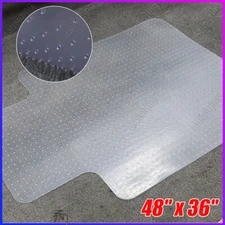Office Chair Mat Computer Desk Chair Mat for Carpet Floor Extended Lip 48" x 36"