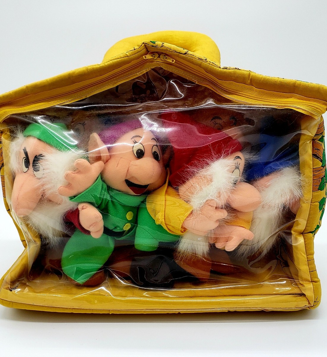 Collectible Disney The Seven Dwarfs Plush Complete Set Designed By