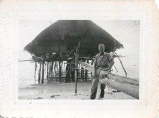 Vintage World War 2 Photo U.S. Soldier South Pacific WW11 1944 Snapshot
