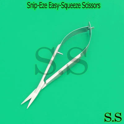 S.S Snip-Eze Easy-Squeeze Scissors 4-3/4" Sewing Embroidery Quilting