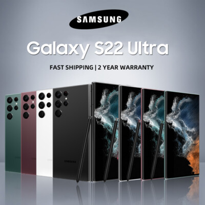 NEW SEALED SAMSUNG GALAXY S22 ULTRA 5G 128/256/512GB ALL COLOR & MEMORY &CARRIER