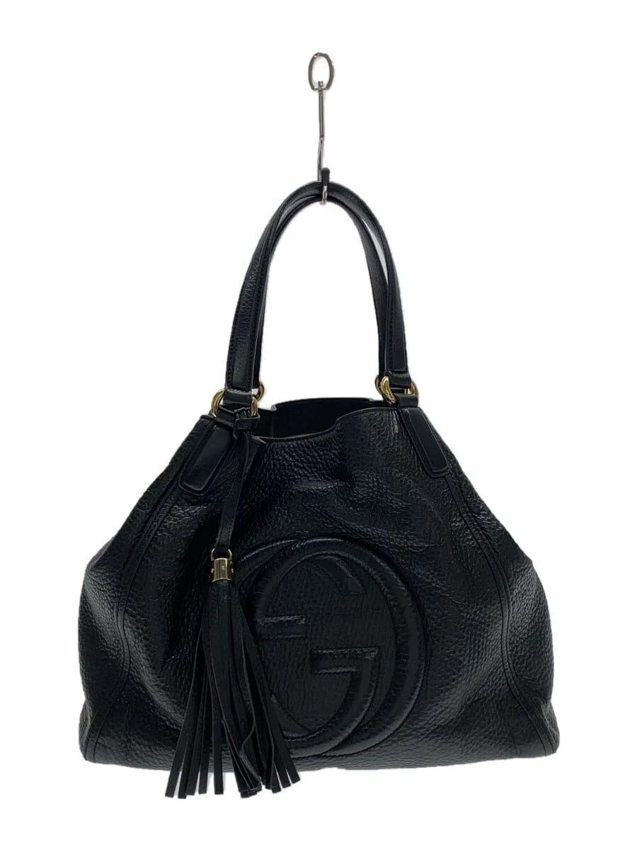 Sac fourre tout GUCCI cuir Soho noir occasion