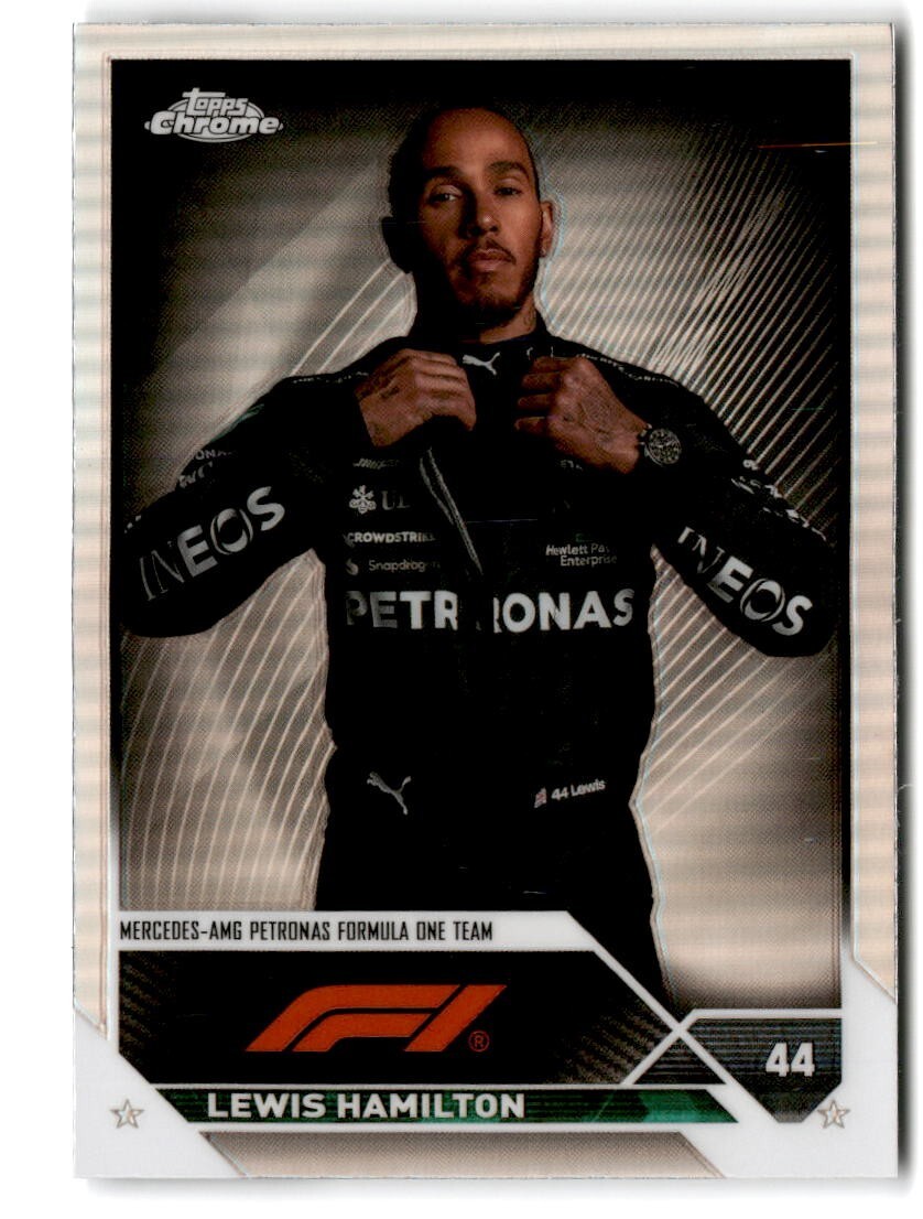 2023 TOPPS CHROME F1 REFRACTOR LEWIS HAMILTON #21 (B)