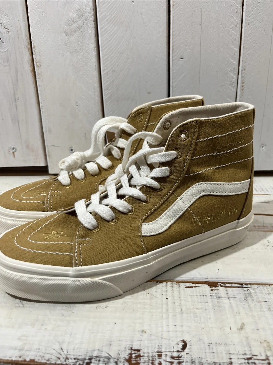 vans sk8 hi mens gold