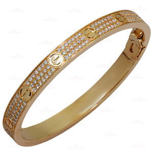 cartier love bracelet with diamonds ebay