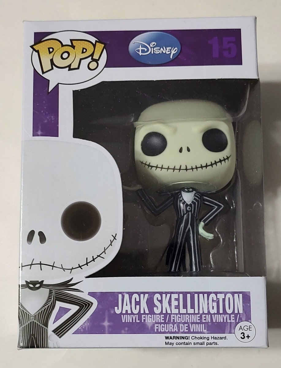 Funko Pop #15 Jack Skellington Disney Rare Error NO CIRCLE