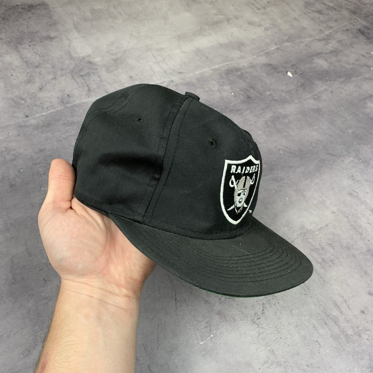 キャップ 90s NFL RAIDERS CAP Vintage Embroidered Big Logo Cap Raiders 90s NFL | eBay