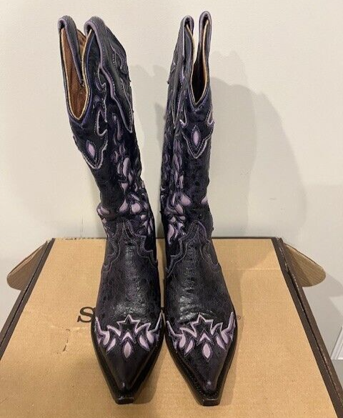 Stetson Women's Western Boots. Lilac Underlay Size 7.5 EUC | eBay