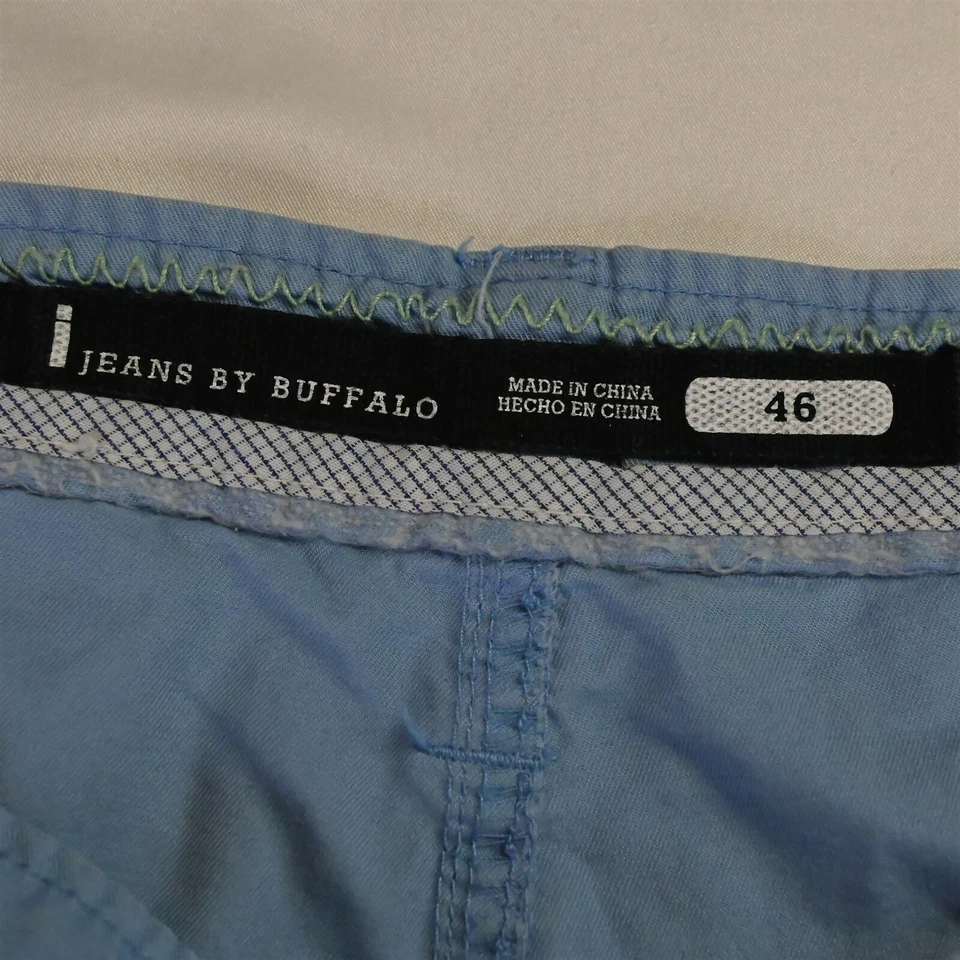 Buffalo David Bitton 46 x 12" Light Blue Cargo Shorts - Image 3 of 4