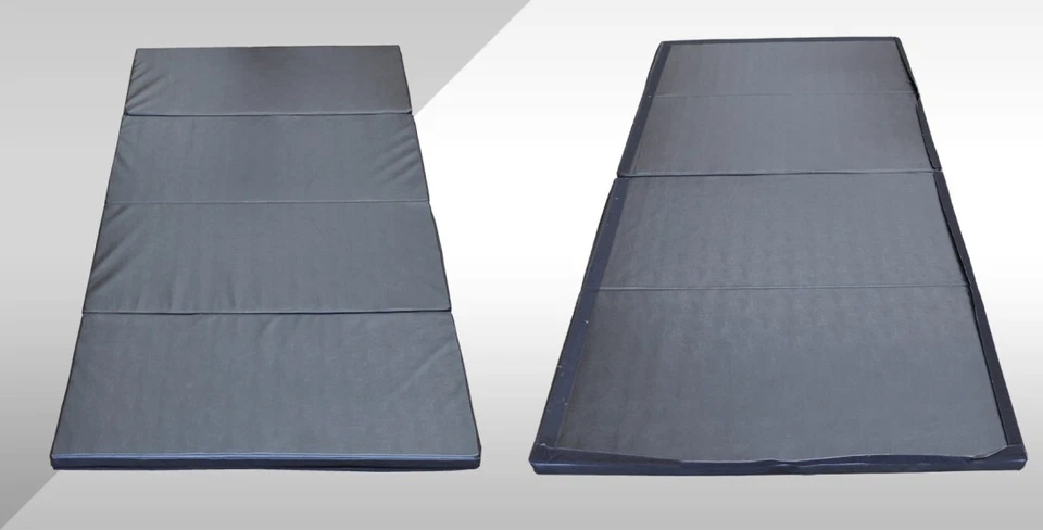 Large 240cm x 120cm x 5cm Gymnastics Folding Gym Exercise Yoga Mat - Black - image 2 of 4