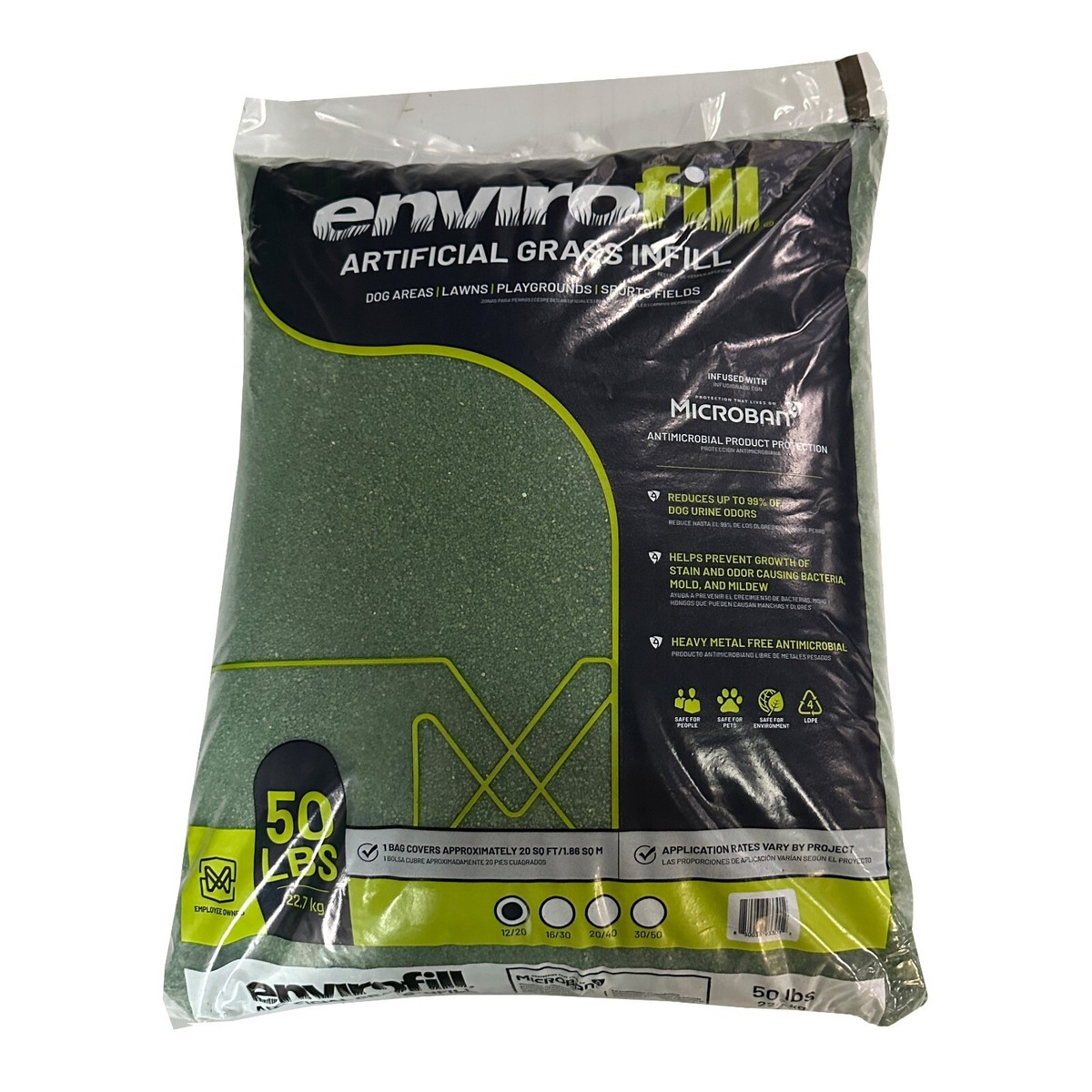 50 lb bag Envirofill Silica Sand Infill Artificial Synthetic Turf