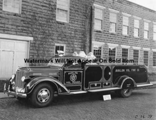 1938 Diamond T  McKay Body Avalon Pa Fire Truck VTG Photograph Print 8.5x11"