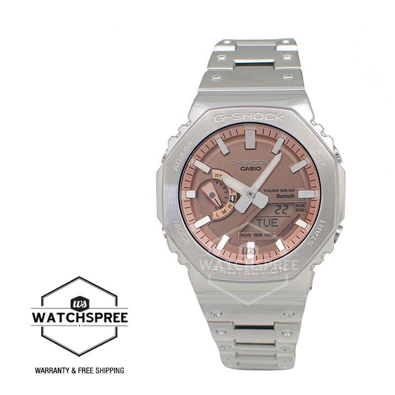 Casio G-Shock (Japan Made) Full Metal Solar S.Steel Band Watch GM