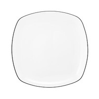 Seltmann Weiden Lido Black Line 10826 FrüHstüCksteller Eckig 20 Cm 6 StüCk