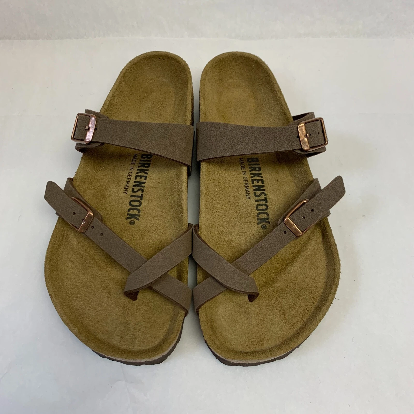 Birkenstock New with Box Mayari Mocha Birkibuc Narrow Width - Select Size