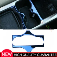 For Honda CRV CR-V 2017-22 Blue Titanium Gear Water Cup Holder Frame Cover Trim