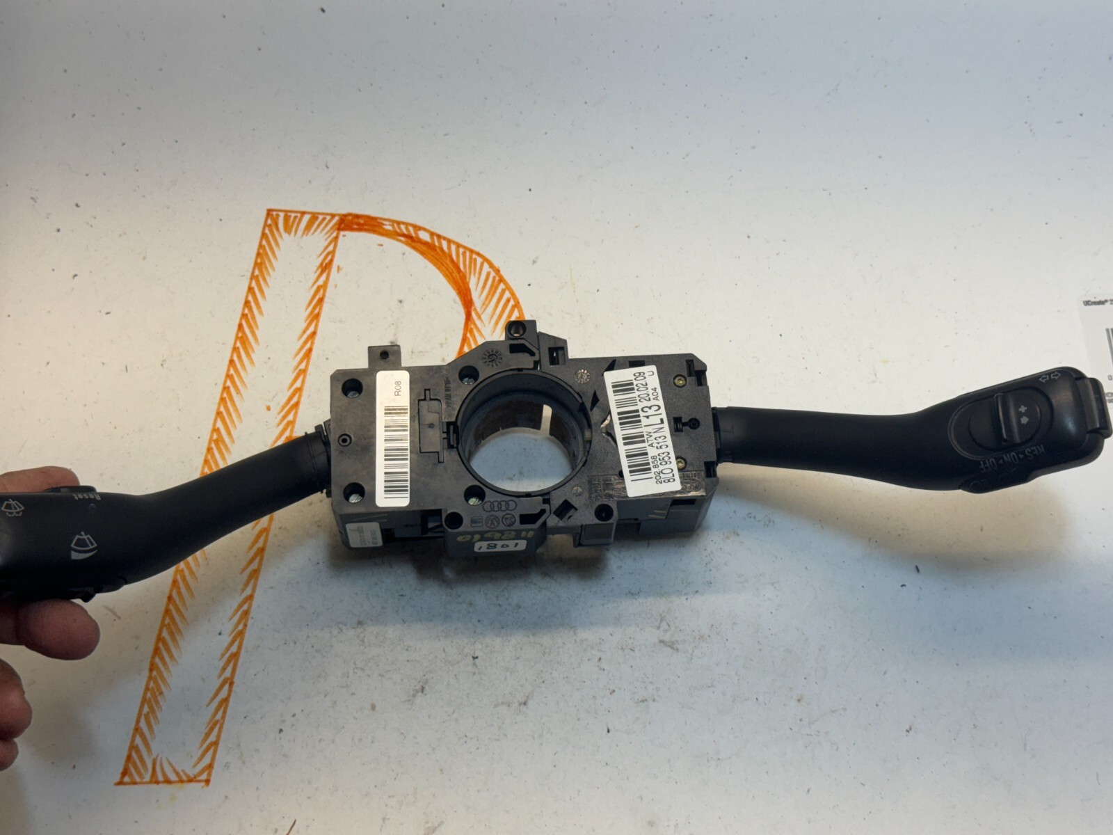 2000-2004 Audi A6 Headlight Turn Signal Wiper Control Switch OEM