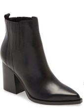 Marc Fisher Ltd Oshay Black Leather Ankle Point Toe Boot Size US 9 NIB