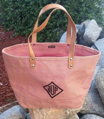 mauve tote bag