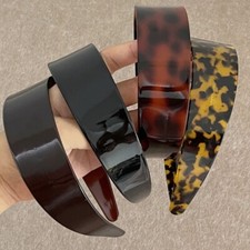 Hair Hoop Comfortable Hairband Wide Acetate Headwear Jewelry for Girls and Women