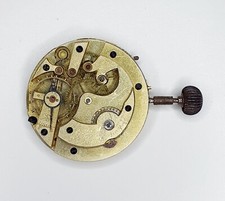 1888 Longines Pocket Watch Movement Thomas Russell Good Balance Spares Repair