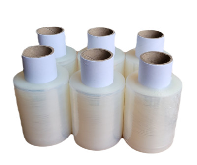 30 Rollen Ministretchfolie Stretchfolie Mini Transparent 100 mm x 150m 23my 0,35
