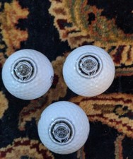 Lot Of 3: Chrysler Automotive logo golf balls