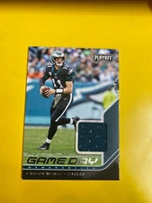 D33645  2018 Playoff Game Day Memorabilia #15 Carson Wentz