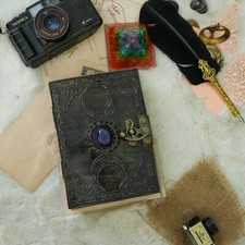 Leather, Journal, Handmade, Gift for him  her, Travel Journal, Leather Notebook